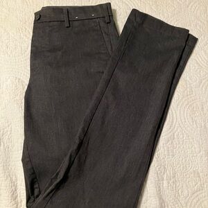 Uniqlo Mens Charcoal Gray Trousers